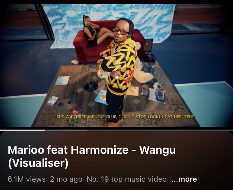 Wangu Marioo ft Harmonize (Tanzania)