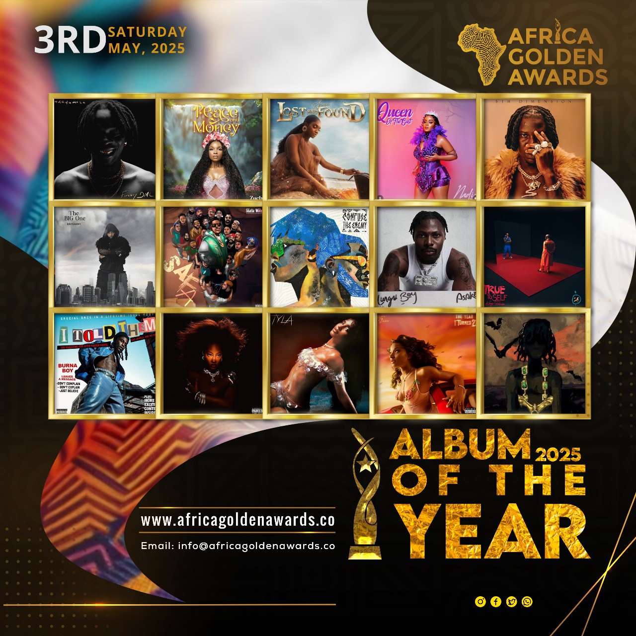 AFRICA GOLDEN ALBUM OF THE YEAR 2025