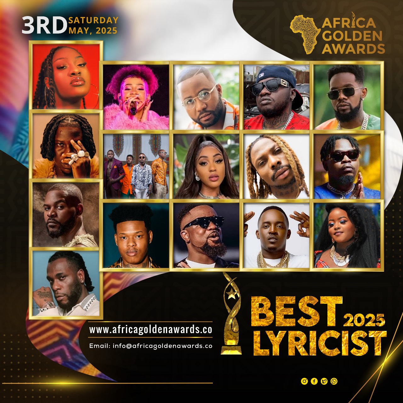 AFRICA GOLDEN BEST LYRICIST 2025