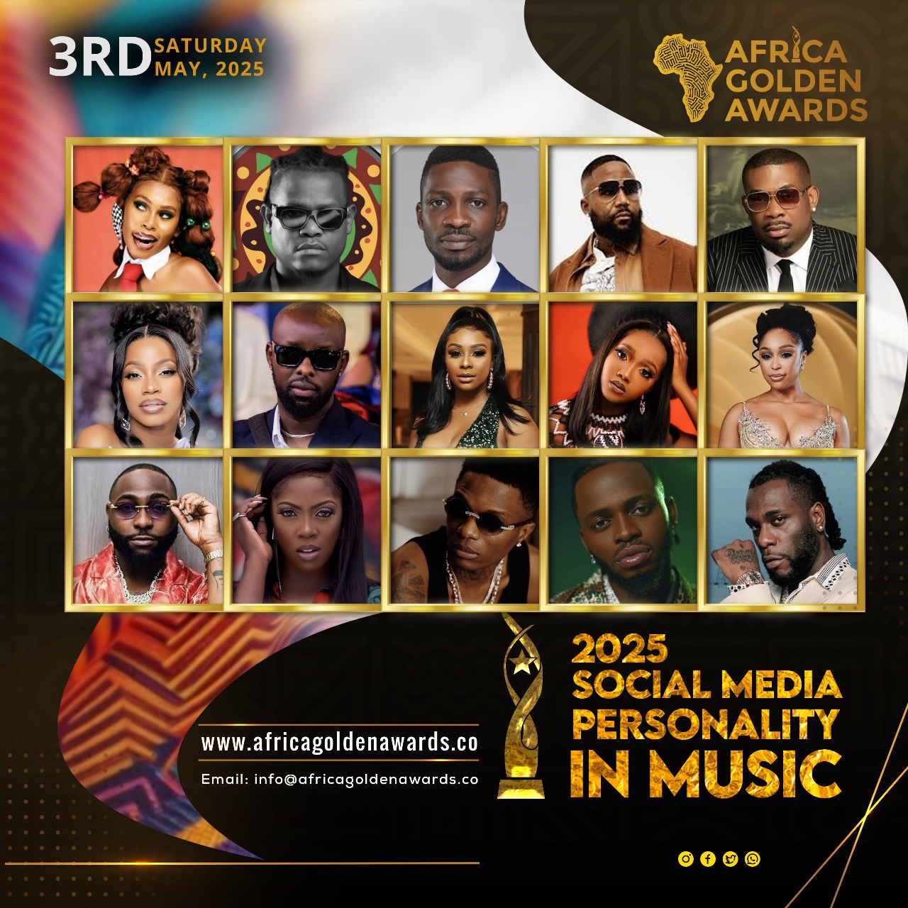 AFRICA GOLDEN BEST SOCIAL MEDIA PERSONALITY IN MUSIC