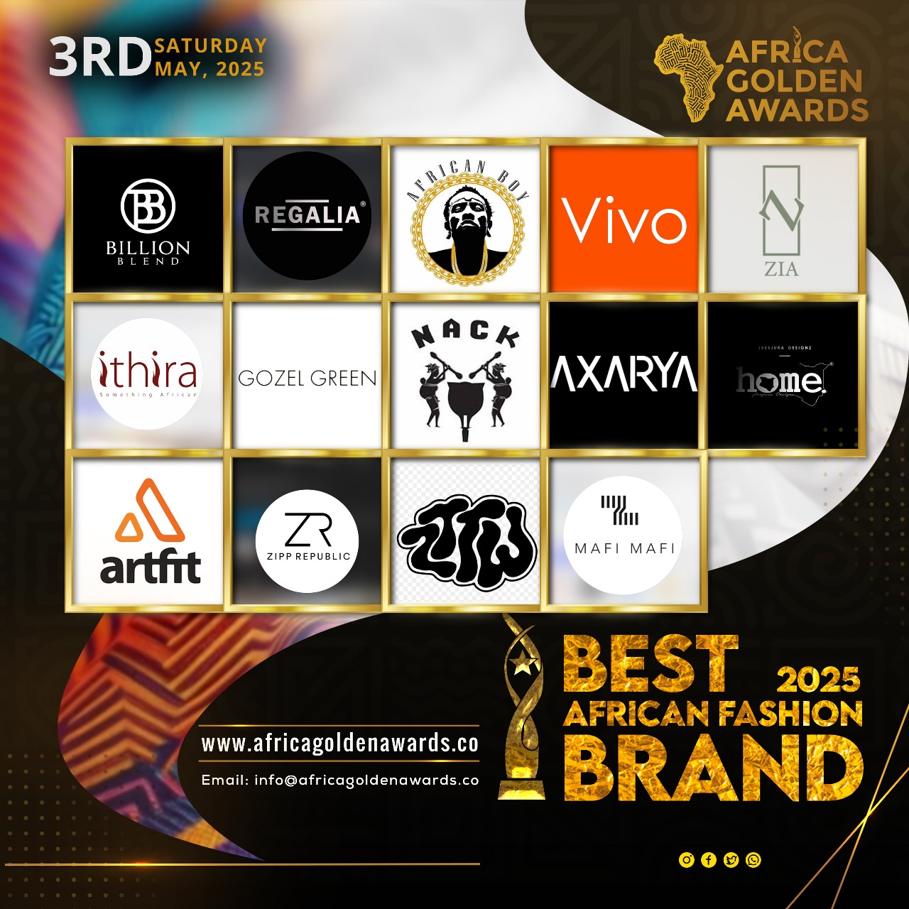 AFRICA GOLDEN BEST AFRICAN FASHION BRAND 2025