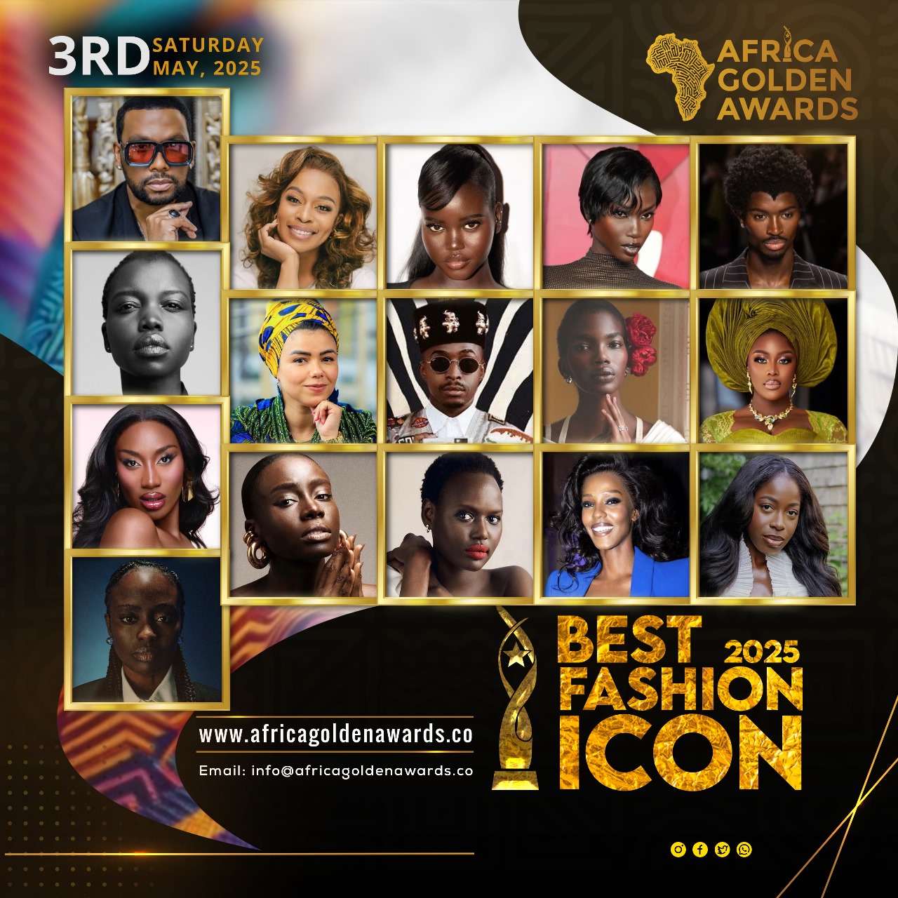 AFRICA GOLDEN BEST FASHION ICON