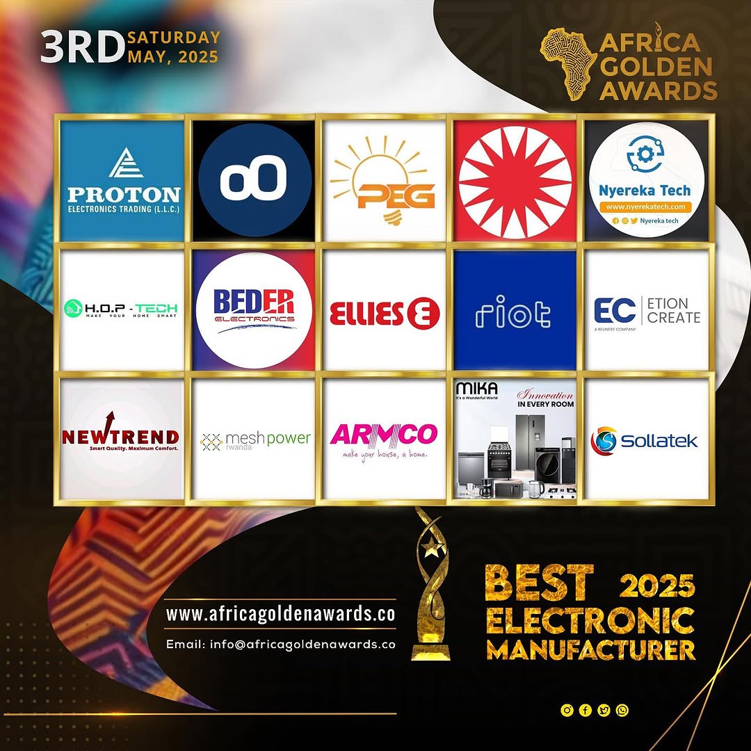 AFRICA GOLDEN BEST ELECTRONIC MANUFACTURER 