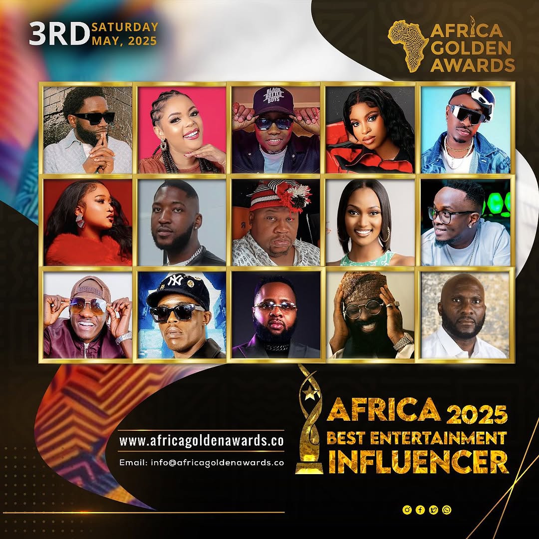 AFRICA GOLDEN BEST ENTERTAINMENT INFLUENCER 