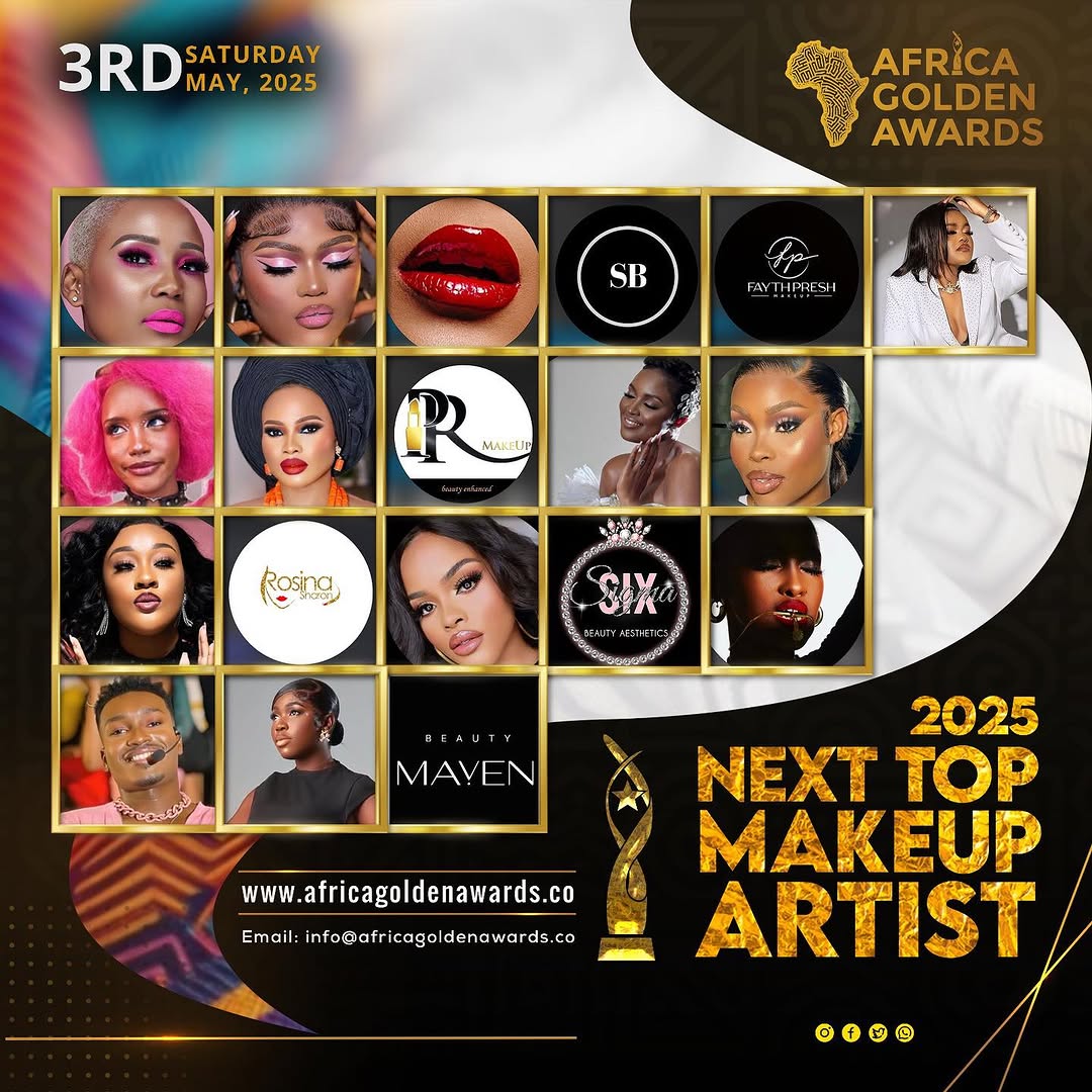 AFRICA GOLDEN NEXT TOP MAKEUP ARTIST