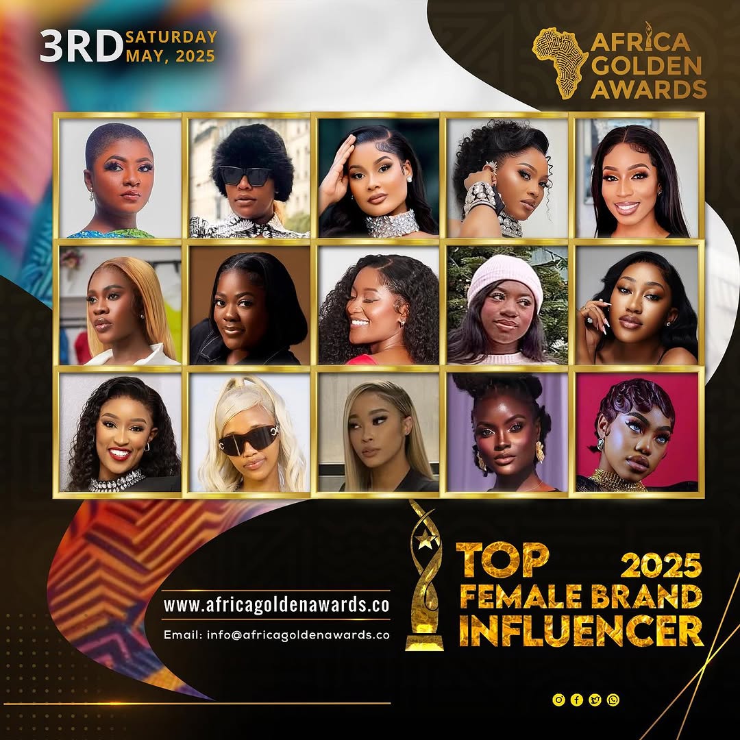 AFRICA GOLDEN TOP FEMALE BRAND INFLUENCER