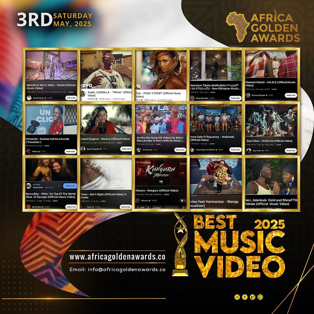 AFRICA GOLDEN BEST MUSIC VIDEO 