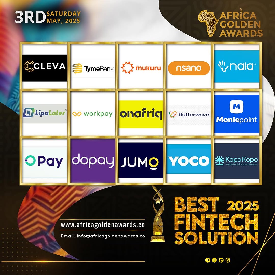 AFRICA GOLDEN BEST FINTECH SOLUTION