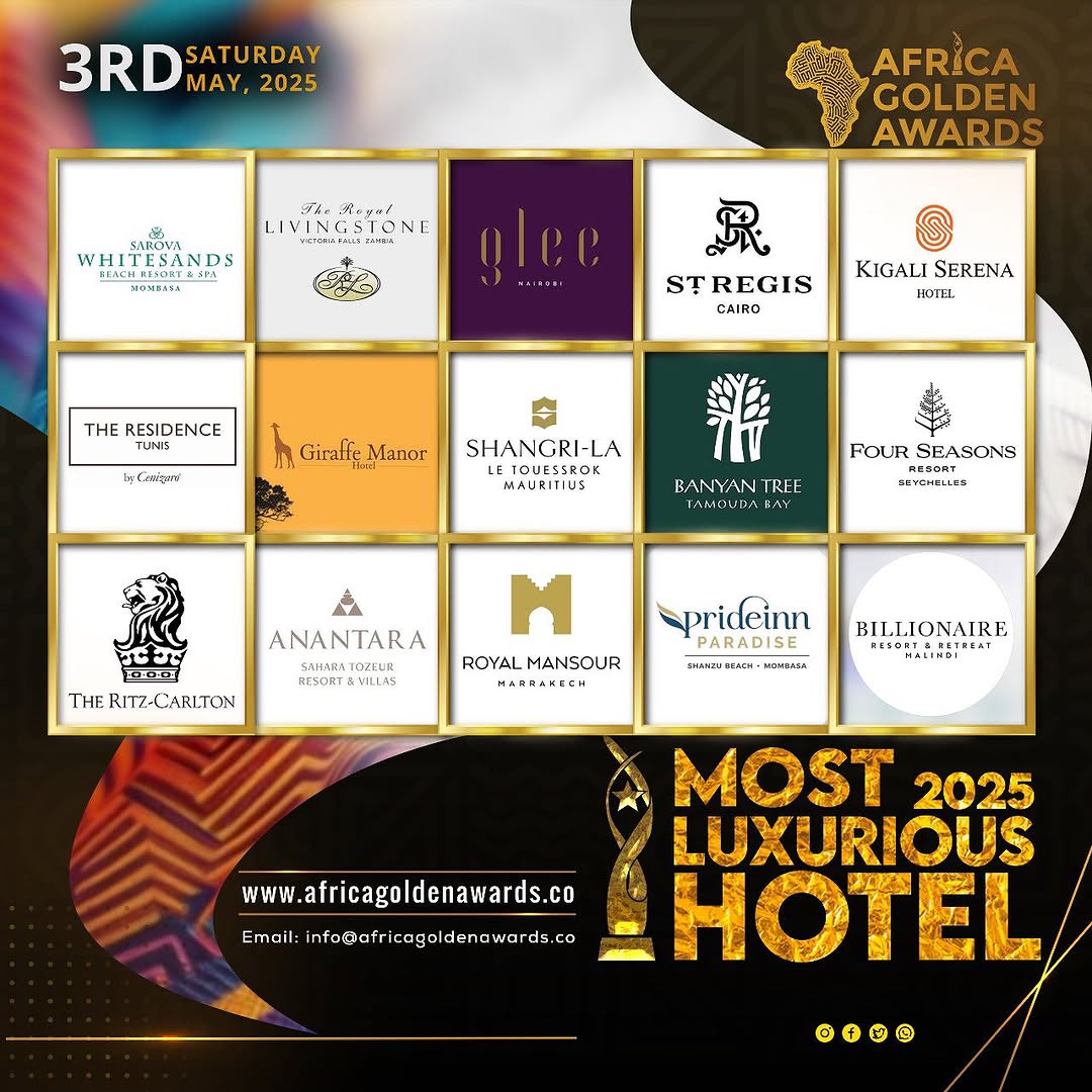 AFRICA GOLDEN MOST LUXURIOUS HOTEL 2025