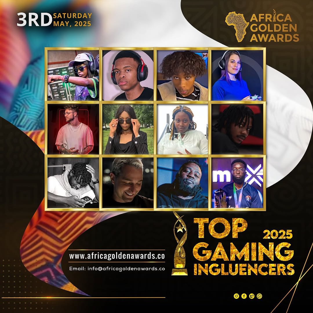 AFRICA GOLDEN TOP GAMING INGLUENCER  