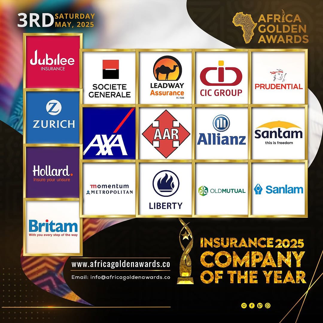 AFRICA GOLDEN INSURANCE COMPANY OF THE YEAR