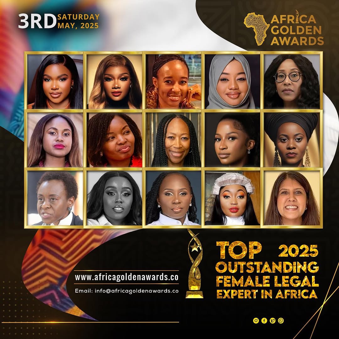 AFRICA GOLDEN MOST OUTSTANDING FEMALE LEGAL EXPERT IN AFRICA