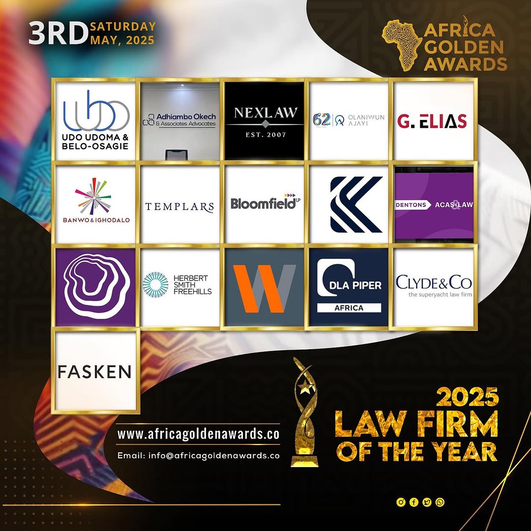 AFRICA GOLDEN LAW FIRM OF THE YEAR 