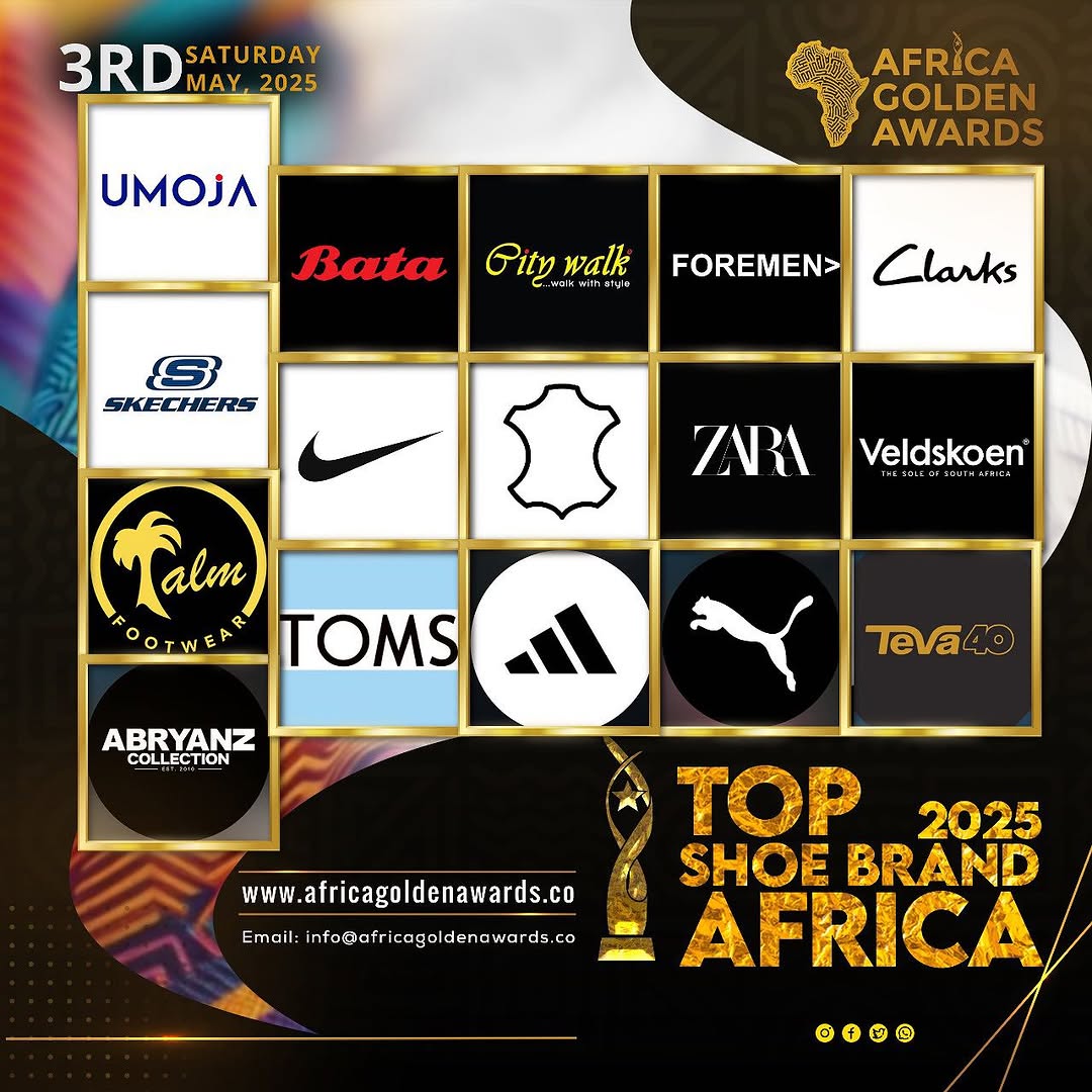 AFRICA GOLDEN TOP SHOE BRAND 2025