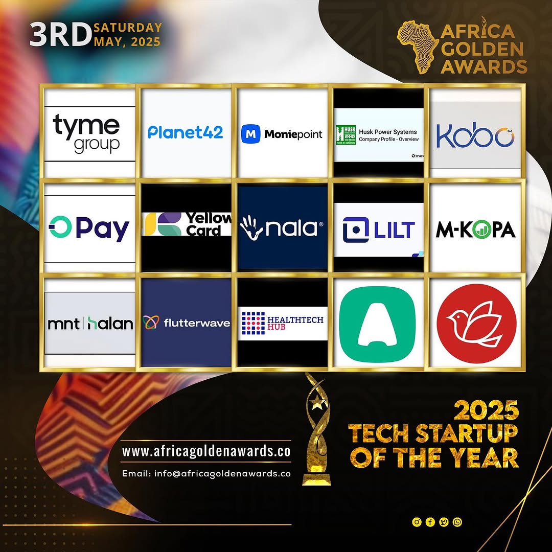 AFRICA GOLDEN TECH STARTUP OF THE YEAR