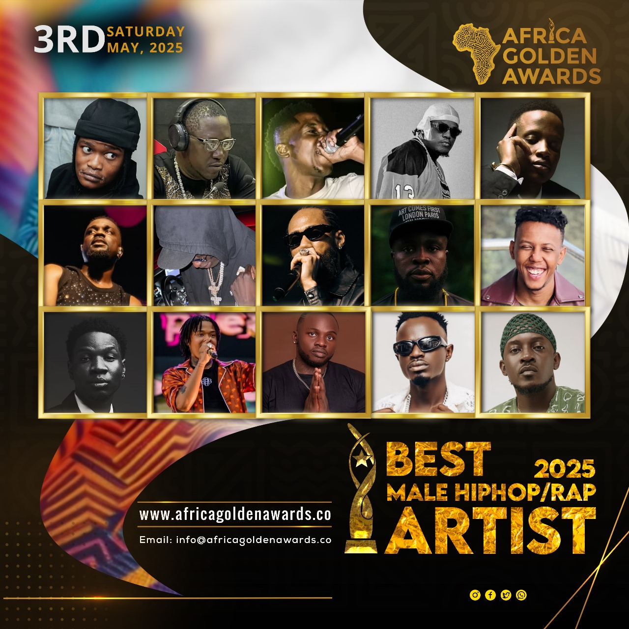 AFRICA GOLDEN BEST MALE HIPHOP/RAP ARTIST 