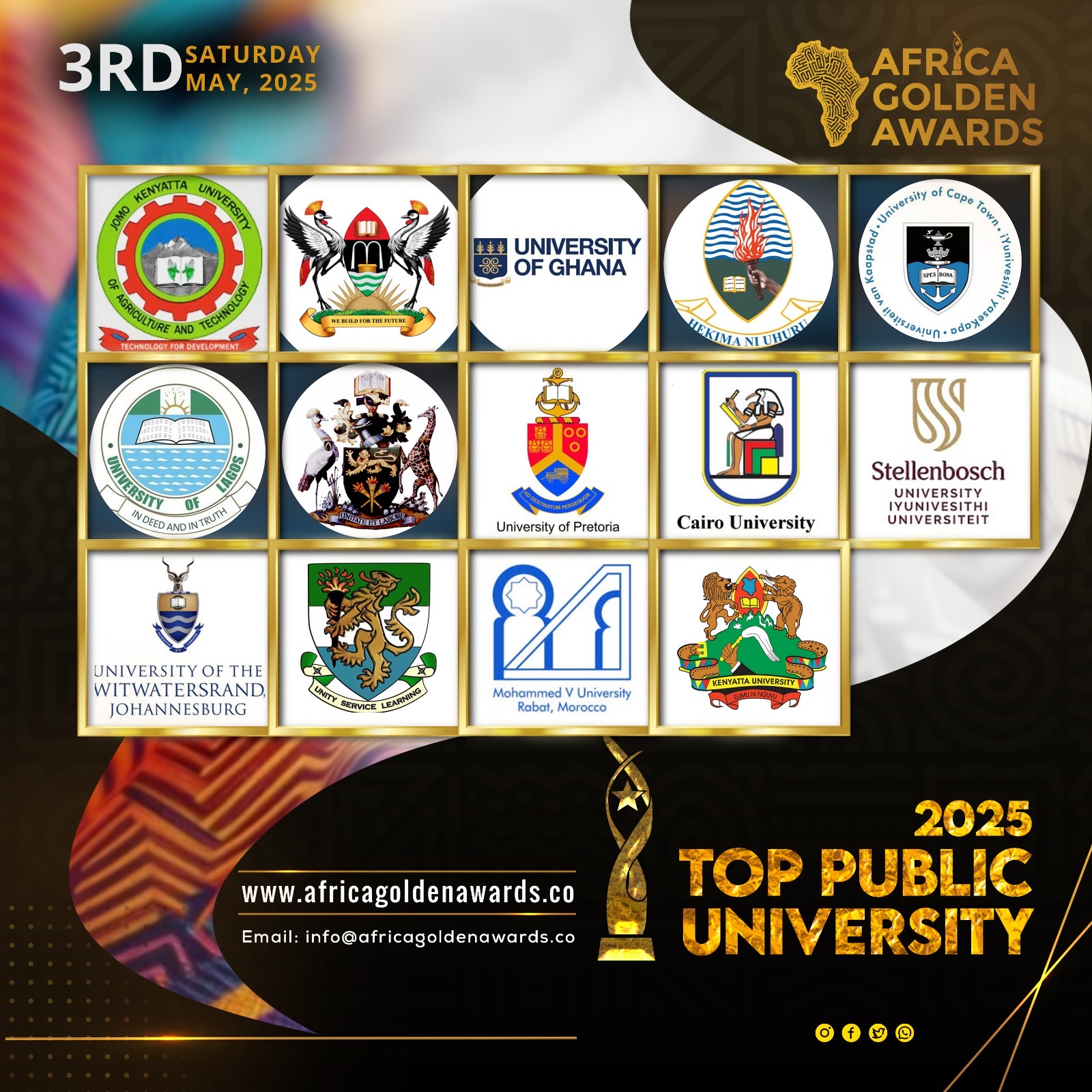 AFRICA GOLDEN TOP PUBLIC UNIVERSITIES 