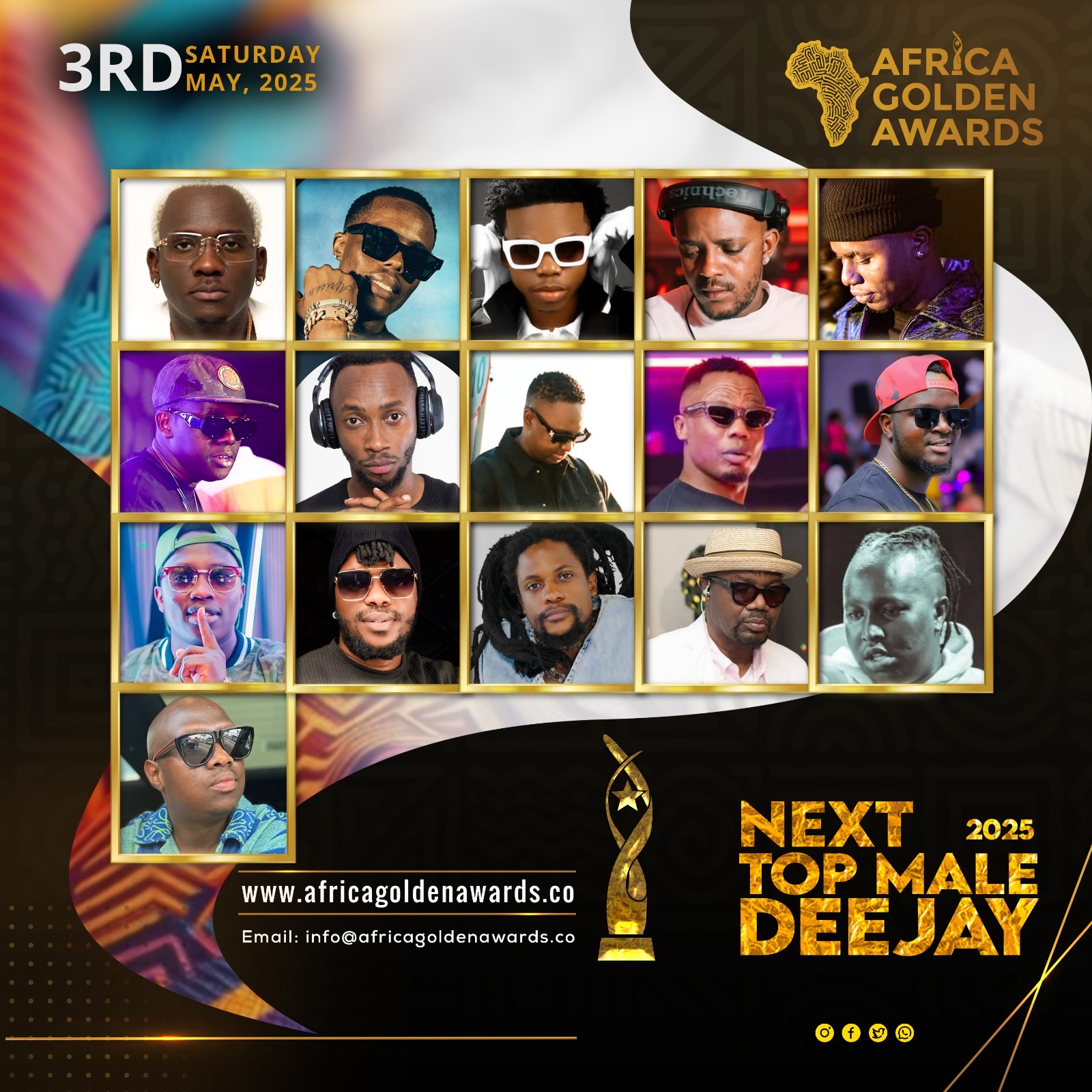 AFRICA GOLDEN NEXT TOP MALE DJ