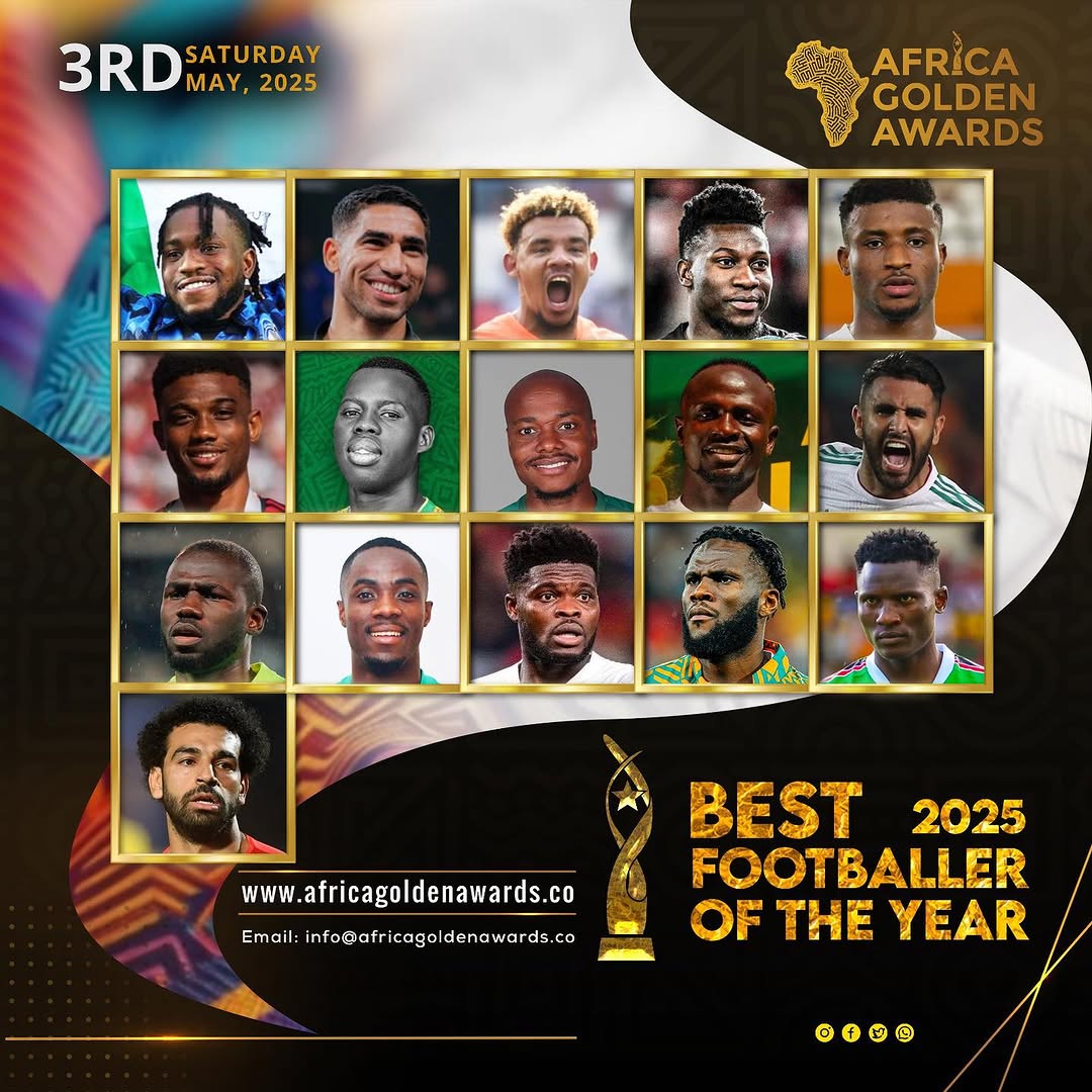 AFRICA GOLDEN FOOTBALLER OF THE YEAR