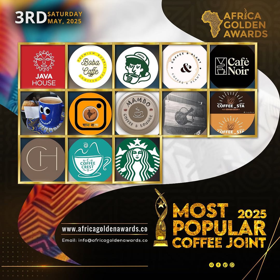 AFRICA GOLDEN MOST POPULAR COFFEE JOINT 2025