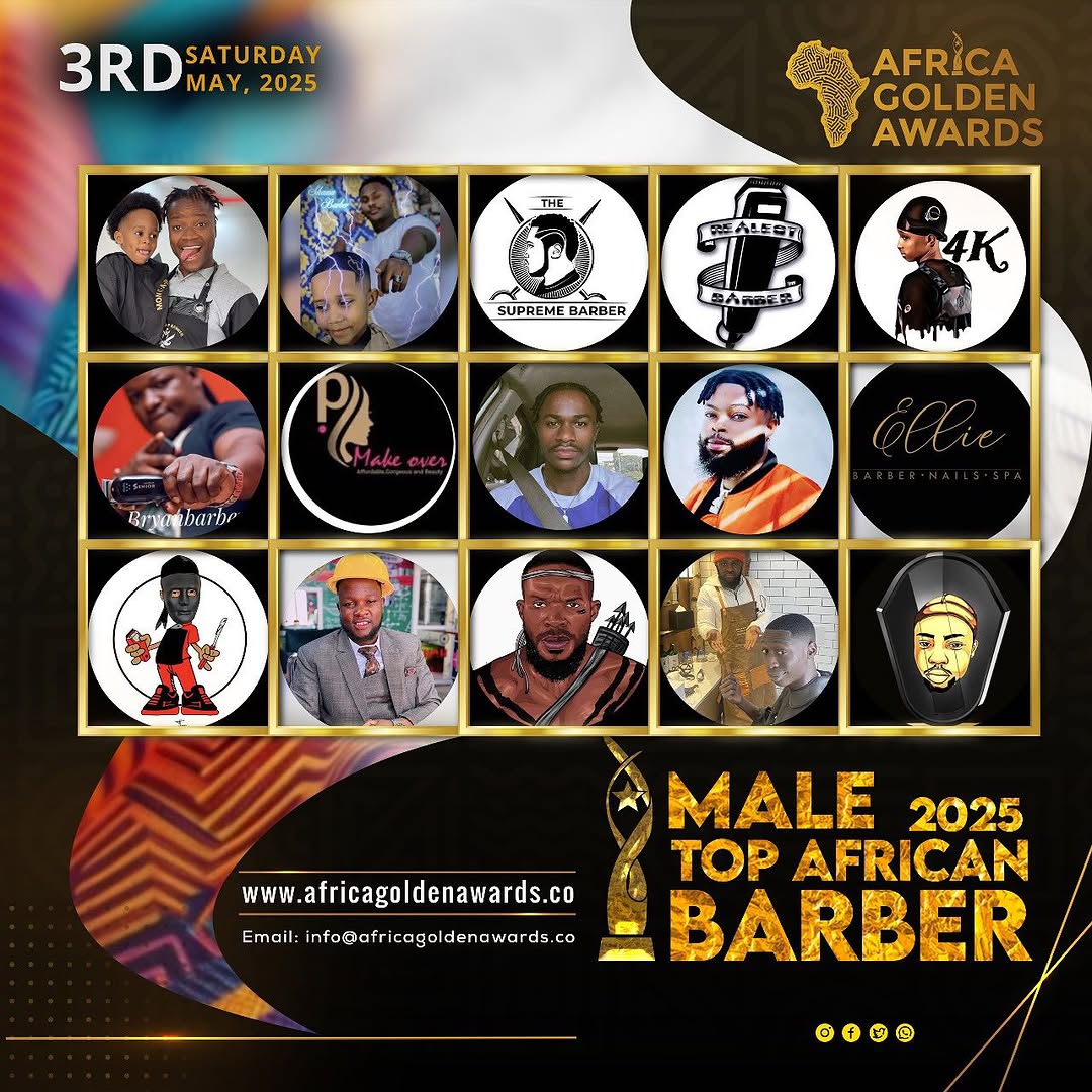 AFRICA GOLDEN TOP MALE BARBER 