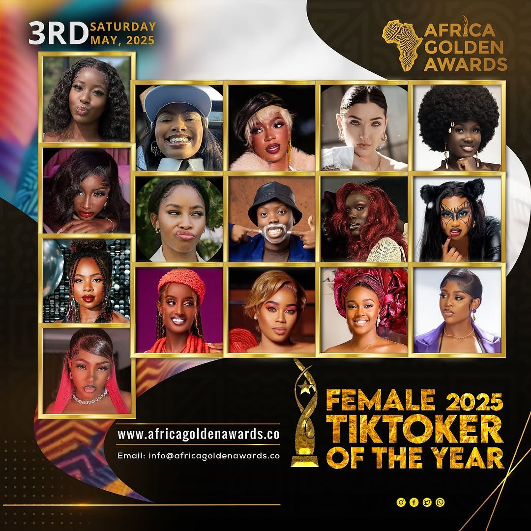 AFRICA GOLDEN FEMALE TIKTOKER OF THE YEAR 2025 