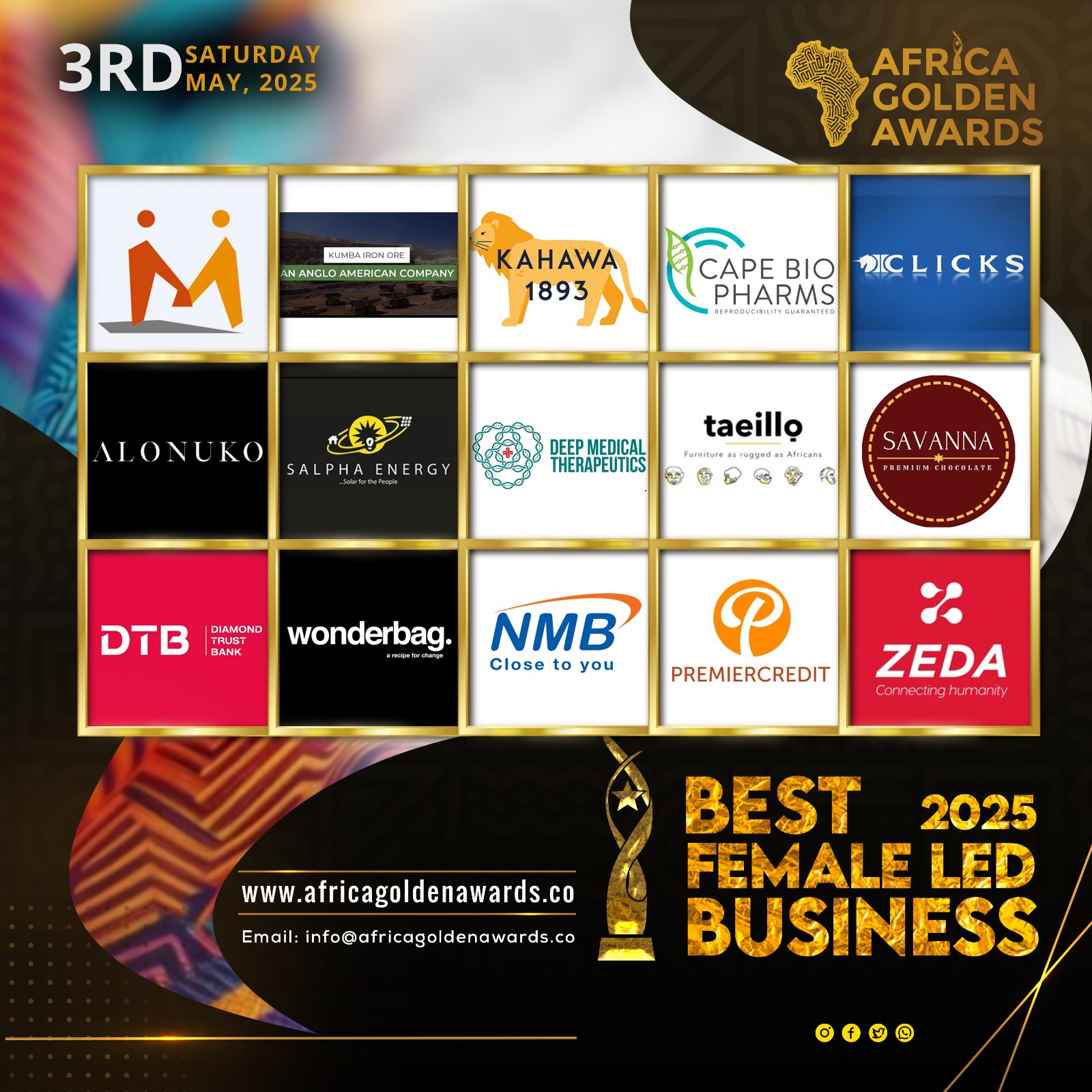 AFRICA GOLDEN BEST FEMALE LED BUSINESS