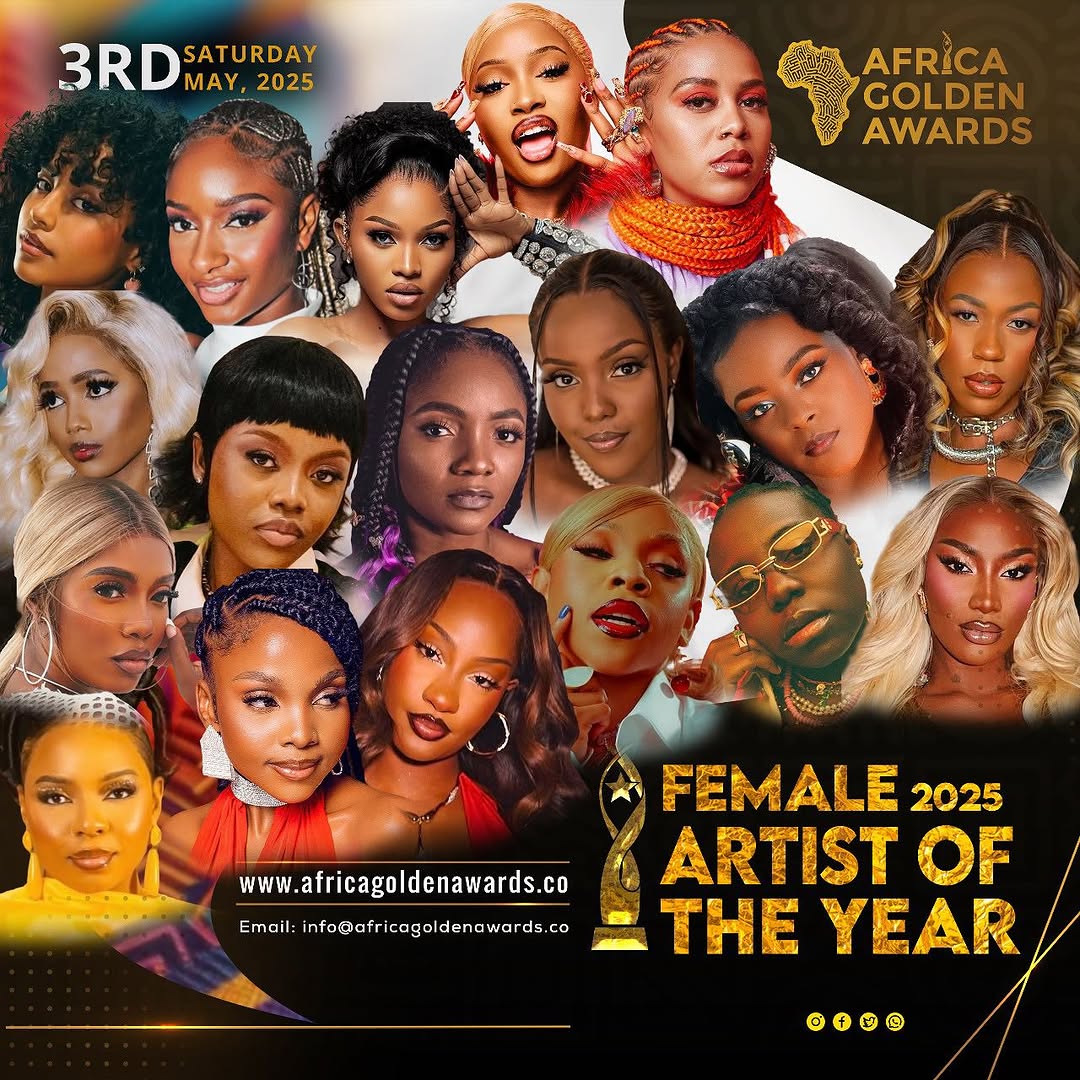 AFRICA GOLDEN BEST FEMALE ARTIST 2025