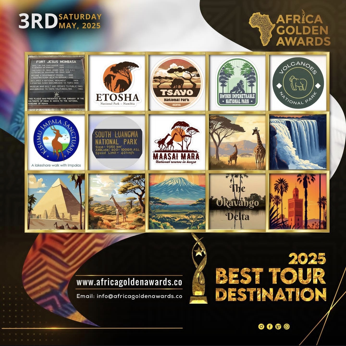 AFRICA GOLDEN BEST  TOUR DESTINATION 2025